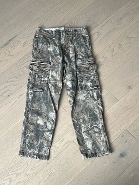 Hollister Men's Camouflage Cargo Pants - Brown & Gray